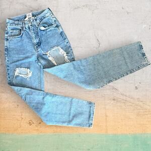 BDG Distressed High Rise Baggy Jeans EUC Urban Outfitters